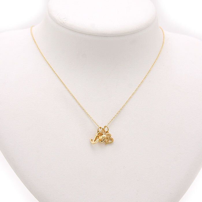 中古美品 ティファニー TIFFANY&Co ネックレス ペンダント K18 中古美品 ティファニー TIFFANY&Co ネックレス ペンダント K18