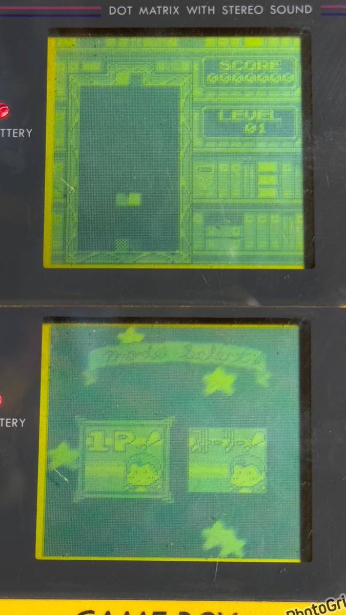 * утиль * звук дефект Game Boy Bros желтый корпус первое поколение Game Boy 