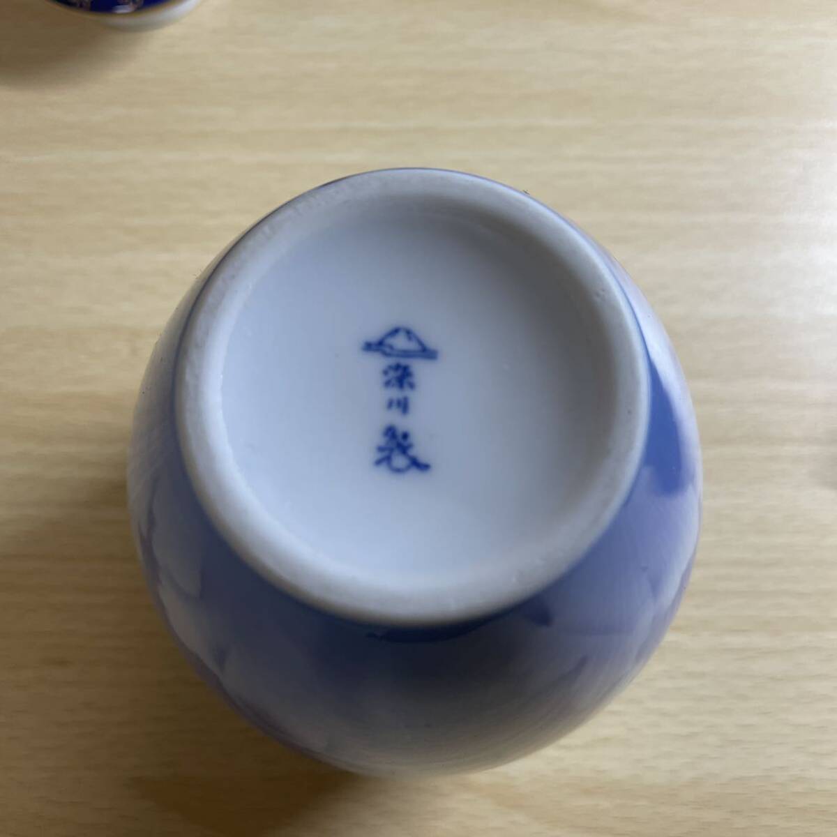 瀧511 深川製磁 沈香壺 無傷 高さ約21.5cm 金彩染付