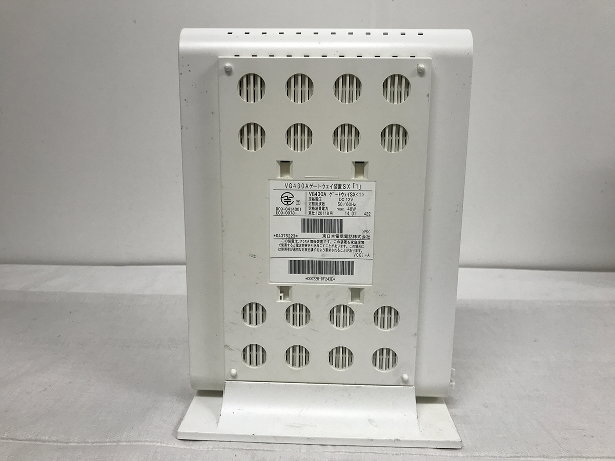 Yahoo!オークション - 中古 NTT東日本 VG430A ゲートウェイ装置 Yahoo!オークション - 中古 NTT東日本 VG430A ゲートウェイ装置