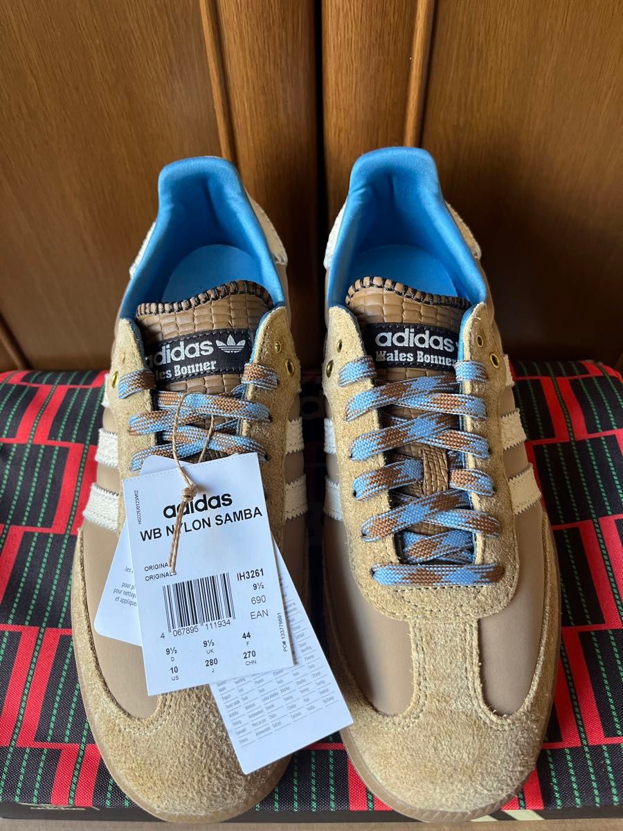 Wales Bonner adidas Nylon Samba ウェールズボナー アディダス Wales Bonner adidas Nylon Samba ウェールズボナー アディダス