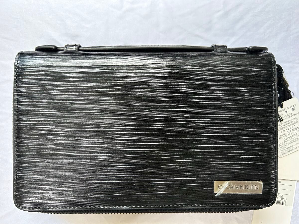 新品タグ付 カルバンクライン オーガナイザー セカンドバッグ 長 新品タグ付 カルバンクライン オーガナイザー セカンドバッグ 長