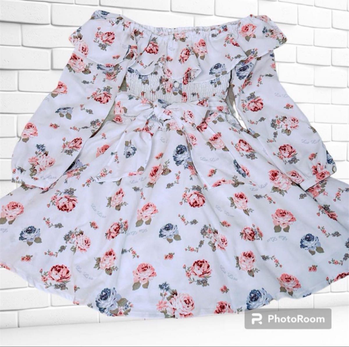 新品 LIZ LISA リズリサ 花柄 フリル ワンピース ベアトップ 新品 LIZ LISA リズリサ 花柄 フリル ワンピース ベアトップ