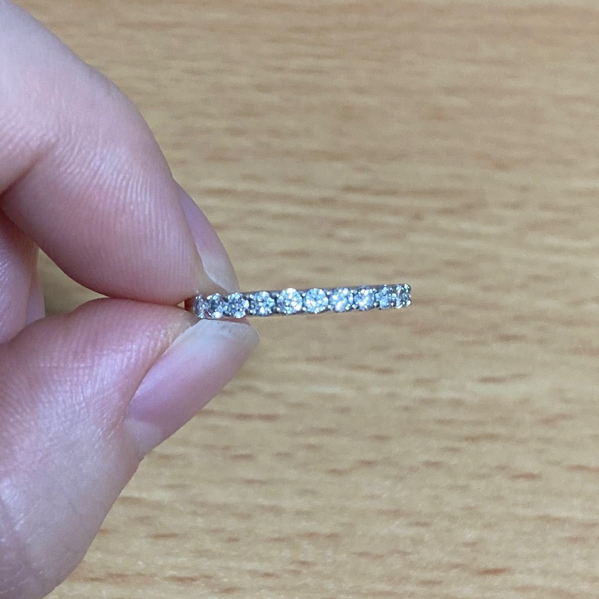 ハーフエタニティリング 0 3ct 6号 pt950 ダイヤモンドシライシ ハーフエタニティリング 0 3ct 6号 pt950 ダイヤモンドシライシ