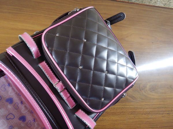 小學(xué)生ランドセル　no062803 こげ茶わんぱく組　パールショコラ 女の子男の子　日本制　中古品