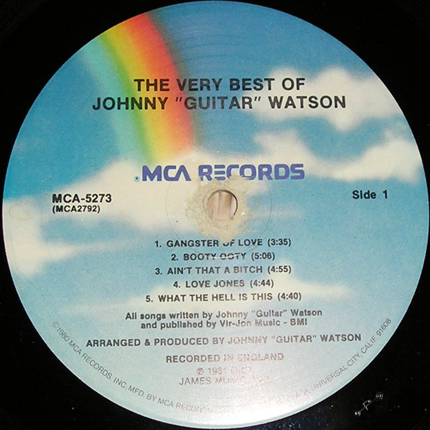 【LP】THE VERY BEST OF JOHNNY GUITR WATSON _画像3