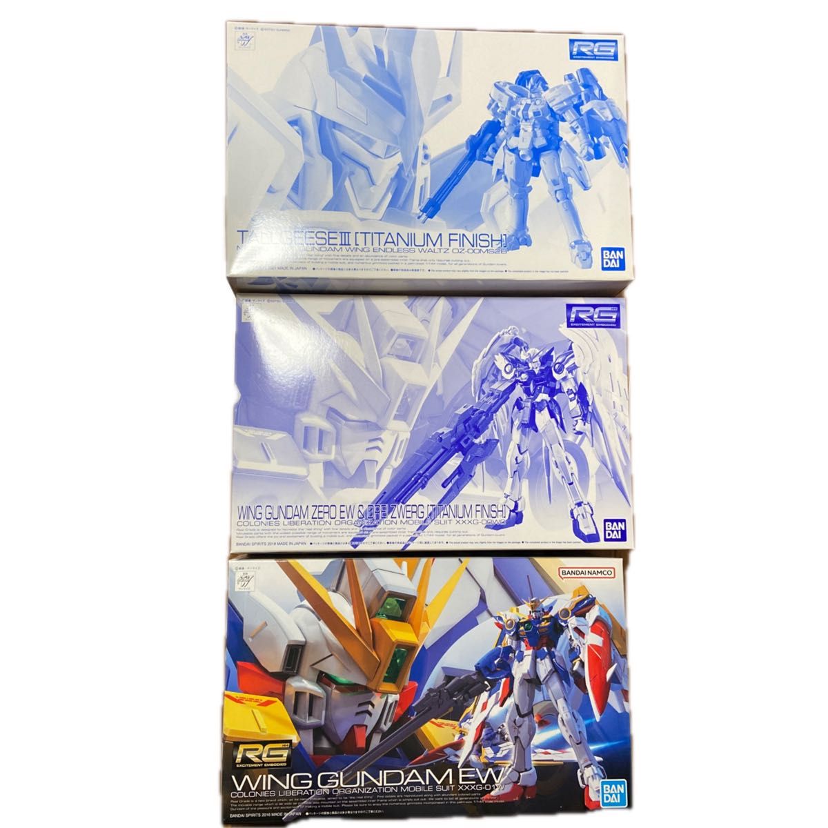 RG ウイングガンダムゼロEW トールギスⅢ チタニウム RG ウイングガンダムゼロEW トールギスⅢ チタニウム