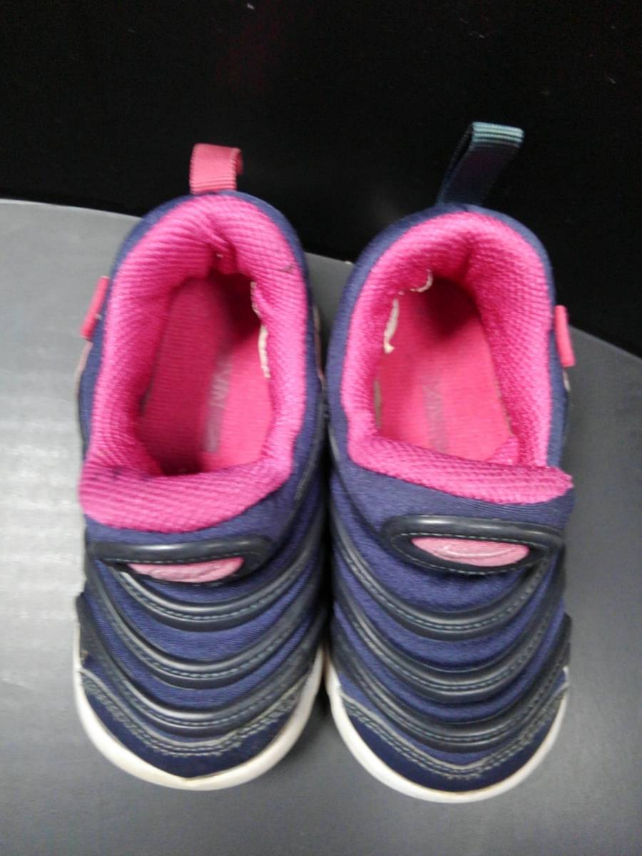  Nike NIKE2011 year made KIDS Kids limitation slip-on shoes sneakers DYNAMO FREE PS Dynamo free color navy 13.0.US7.0C secondhand goods 343938-405
