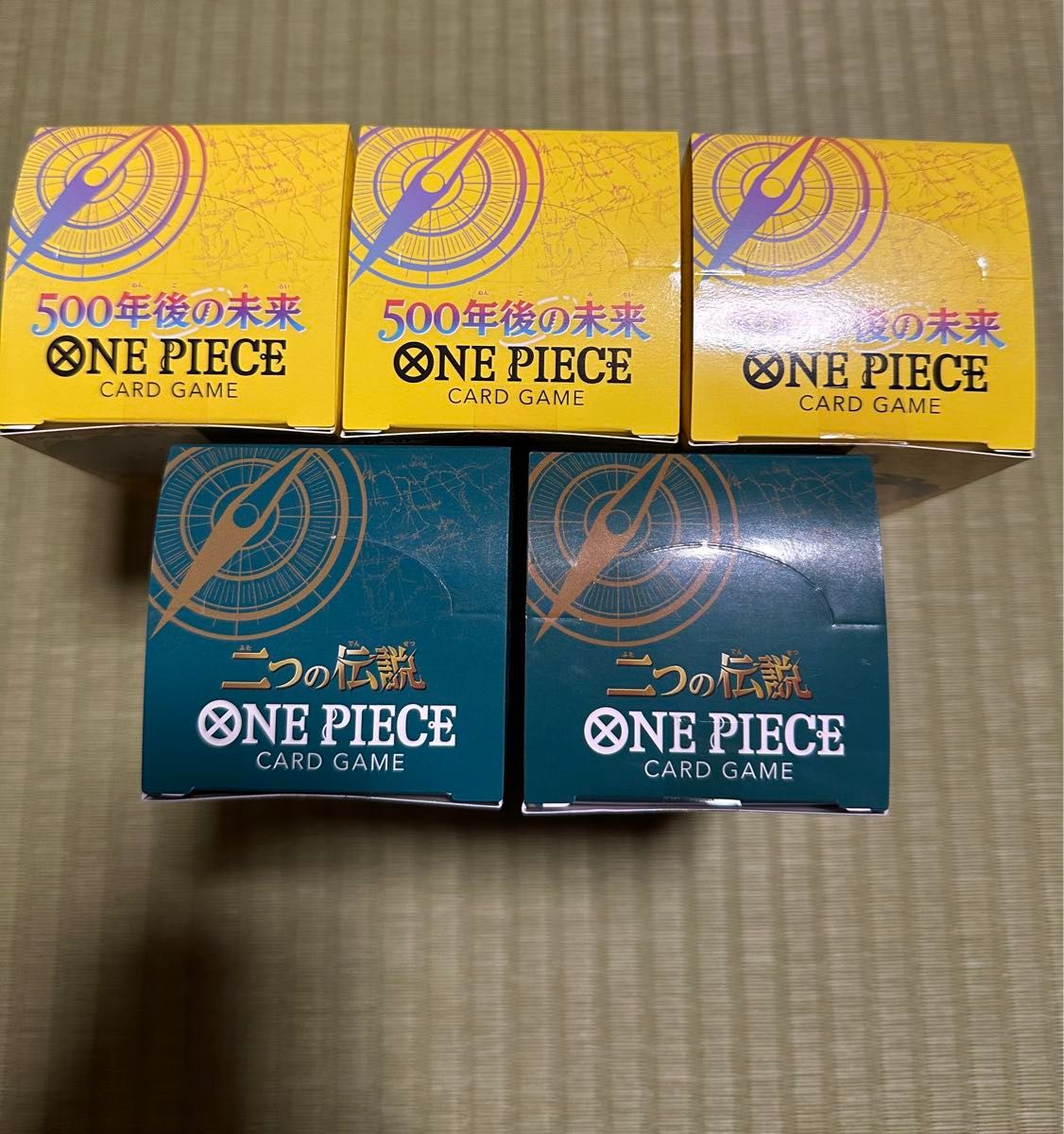 ワンピースカードゲーム 500年後の未来 3BOX 二つの伝説 2BOX 未 ワンピースカードゲーム 500年後の未来 3BOX 二つの伝説 2BOX 未