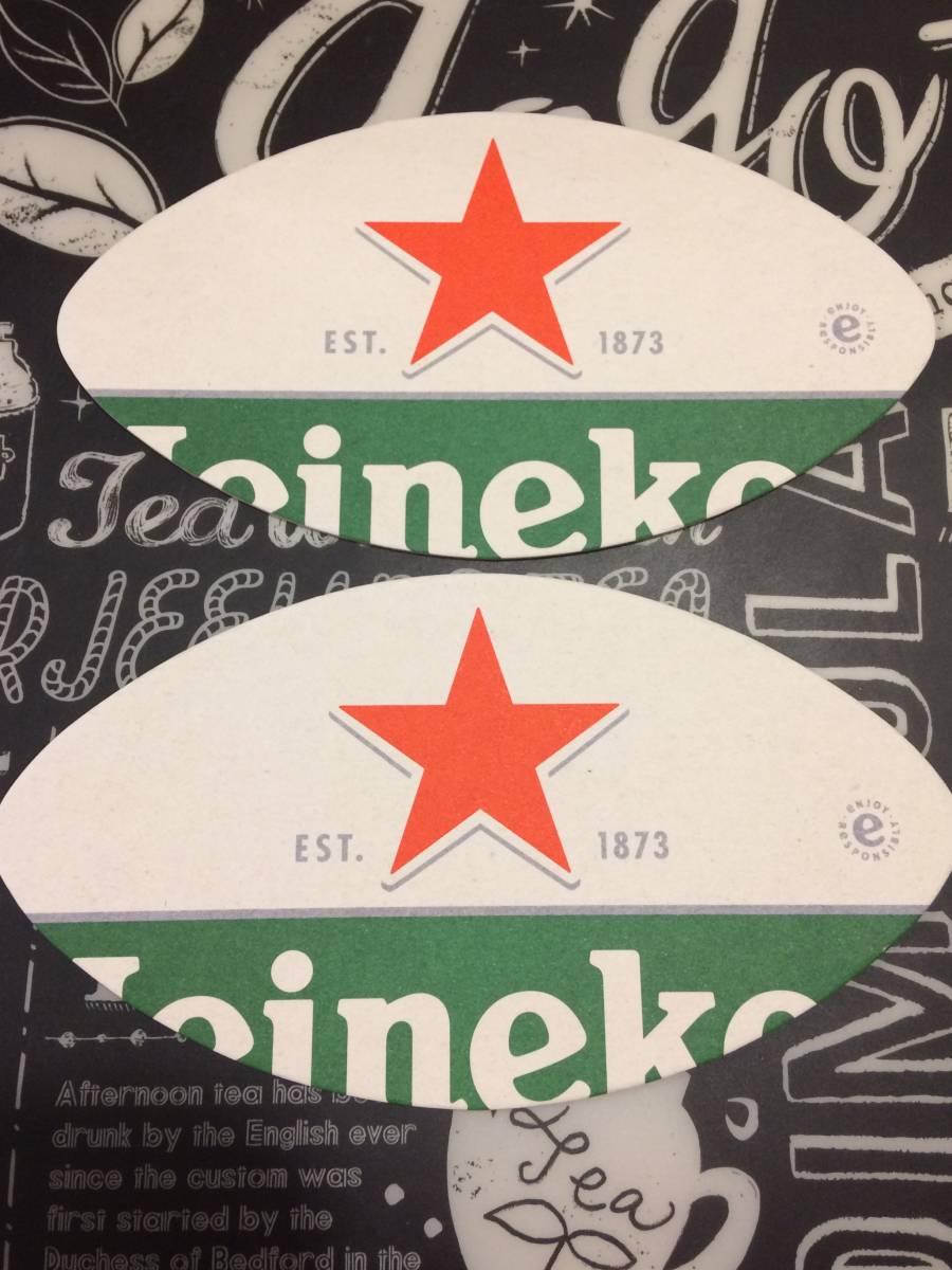 * Heineken ハイネケン ラグビーワールドカップ 2019 コースター 2枚セット *_画像2