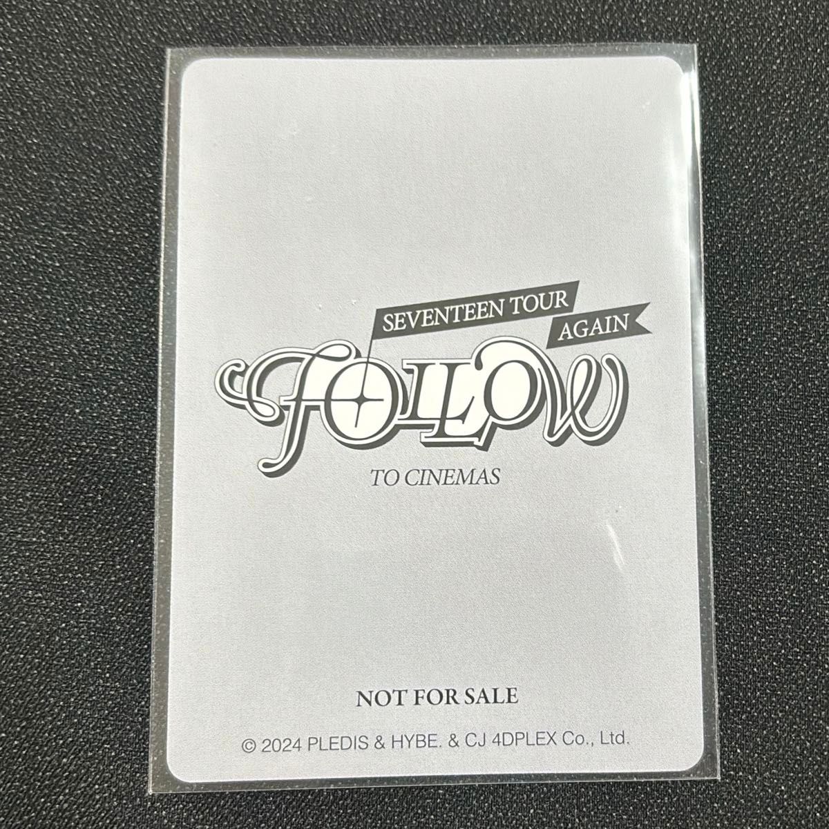 SEVENTEEN セブチ FOLLOW AGAIN CINEMA 映画 入場特典 トレカ SEVENTEEN セブチ FOLLOW AGAIN CINEMA 映画 入場特典 トレカ