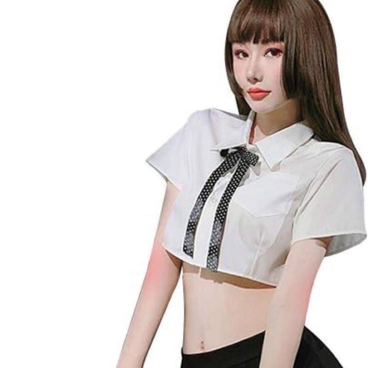 セクシーコスプレ セーラー服 制服 ミニスカ 女子高生 4点セット セクシーコスプレ セーラー服 制服 ミニスカ 女子高生 4点セット