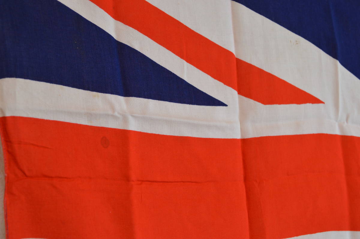 ビンテージ ユニオンジャック 英国旗 イギリス アンティーク ヴィンテージ BRITISH MADE ブリティッシュ 9C05