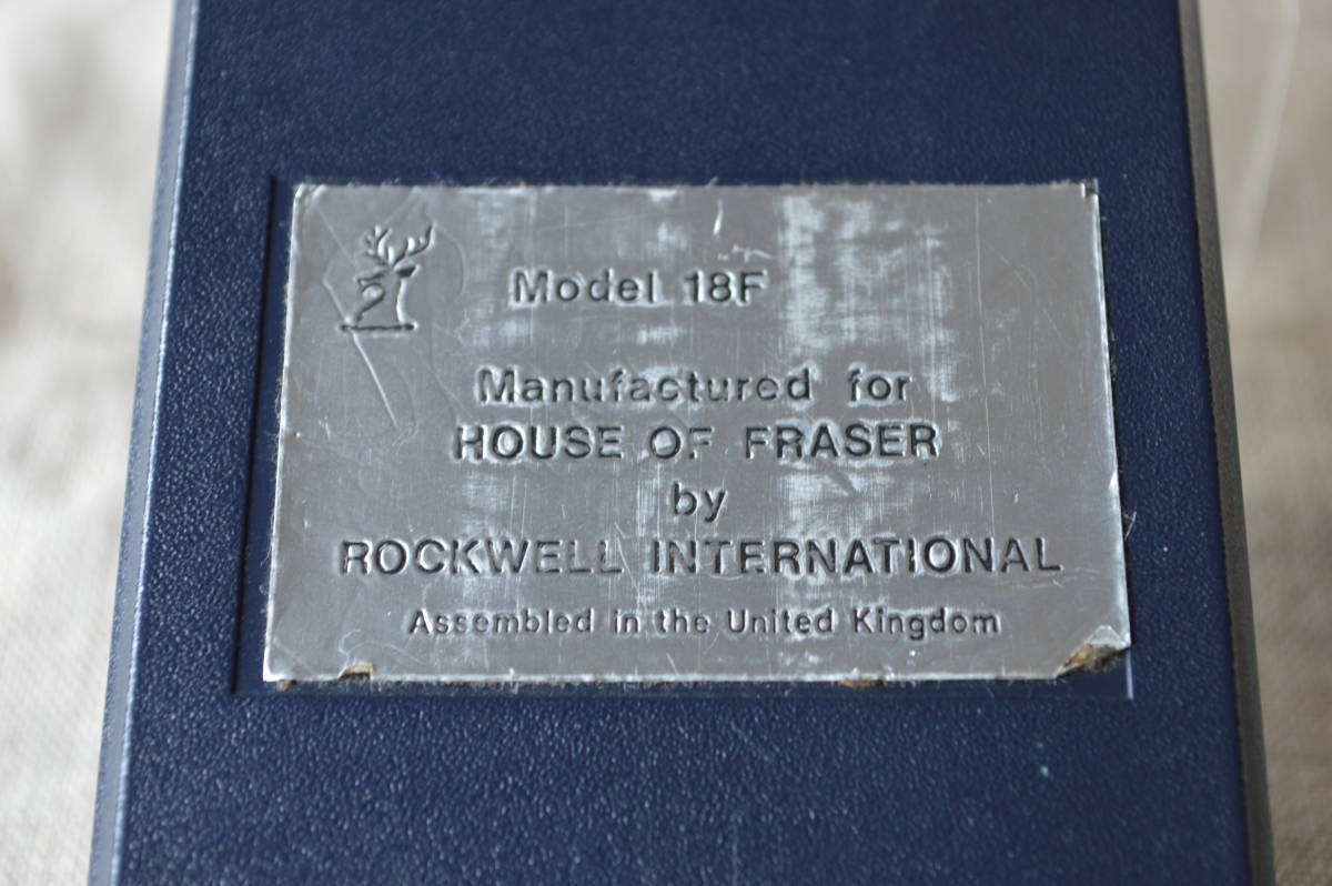 HOUSE OF FRASER Rockwell ロックウェル ビンテージ LED 電卓 ヴィンテージ アンティーク レトロ 英国 イギリス S1 1911 _画像3