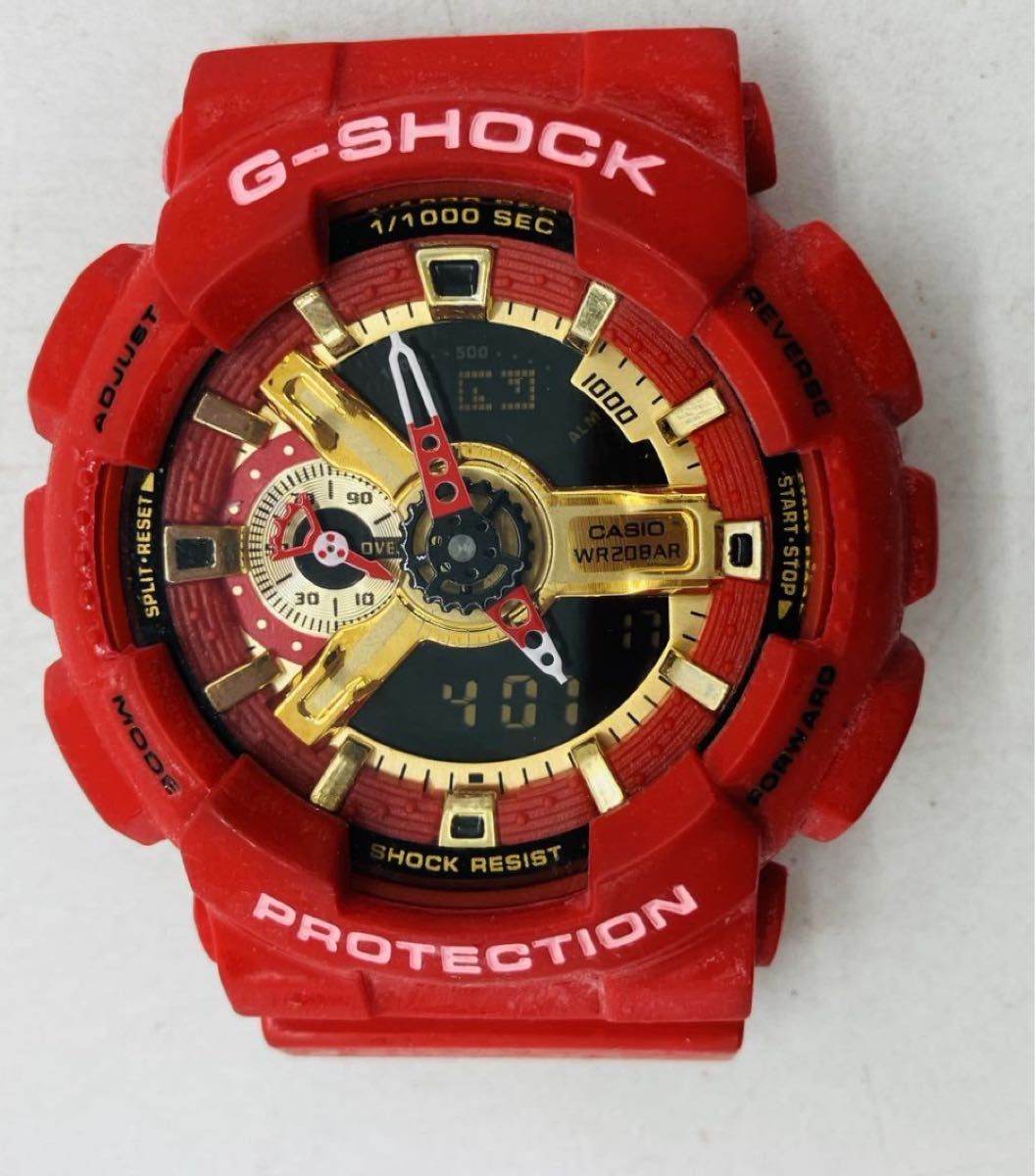 中国限定コラボモデル G-SHOCK GA-110GB アイアンマン 中国限定コラボモデル G-SHOCK GA-110GB アイアンマン