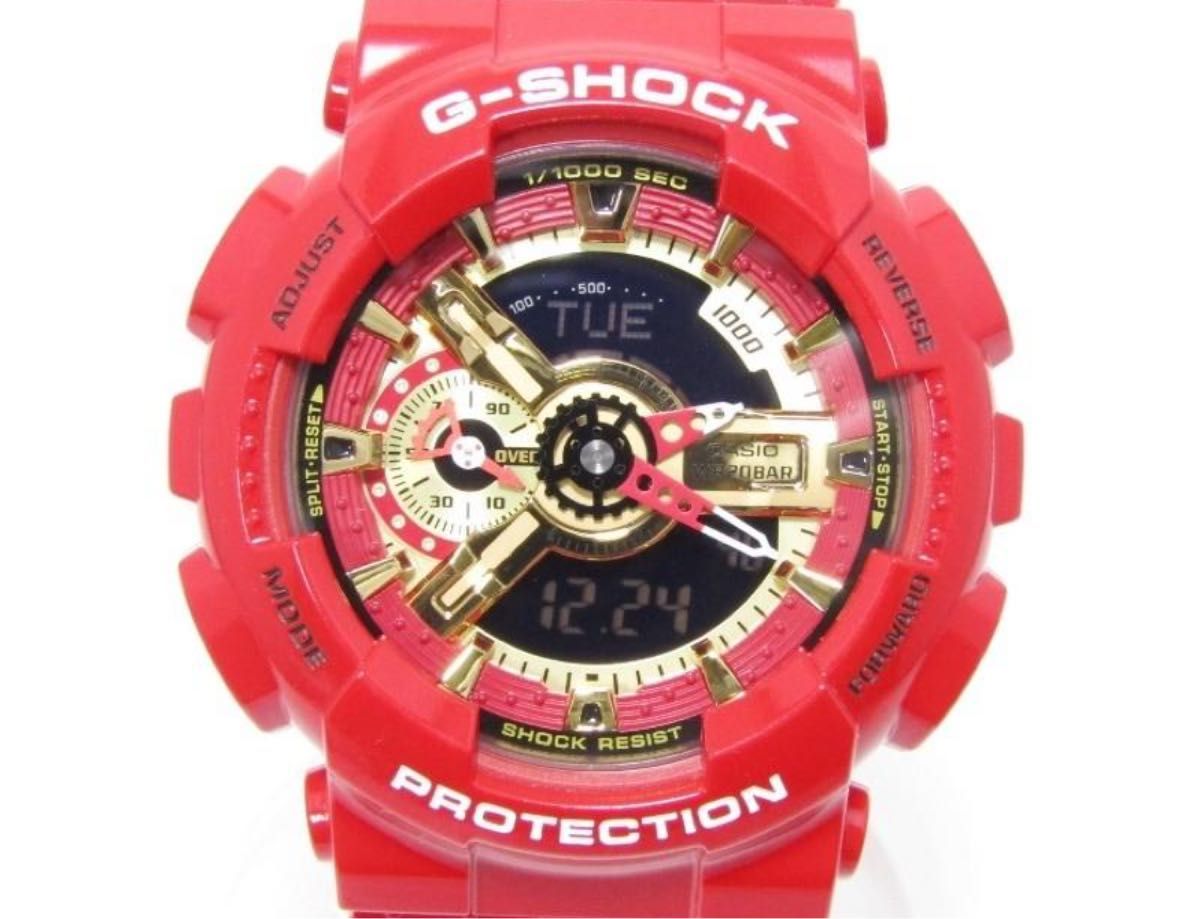 中国限定コラボモデル G-SHOCK GA-110GB アイアンマン 中国限定コラボモデル G-SHOCK GA-110GB アイアンマン