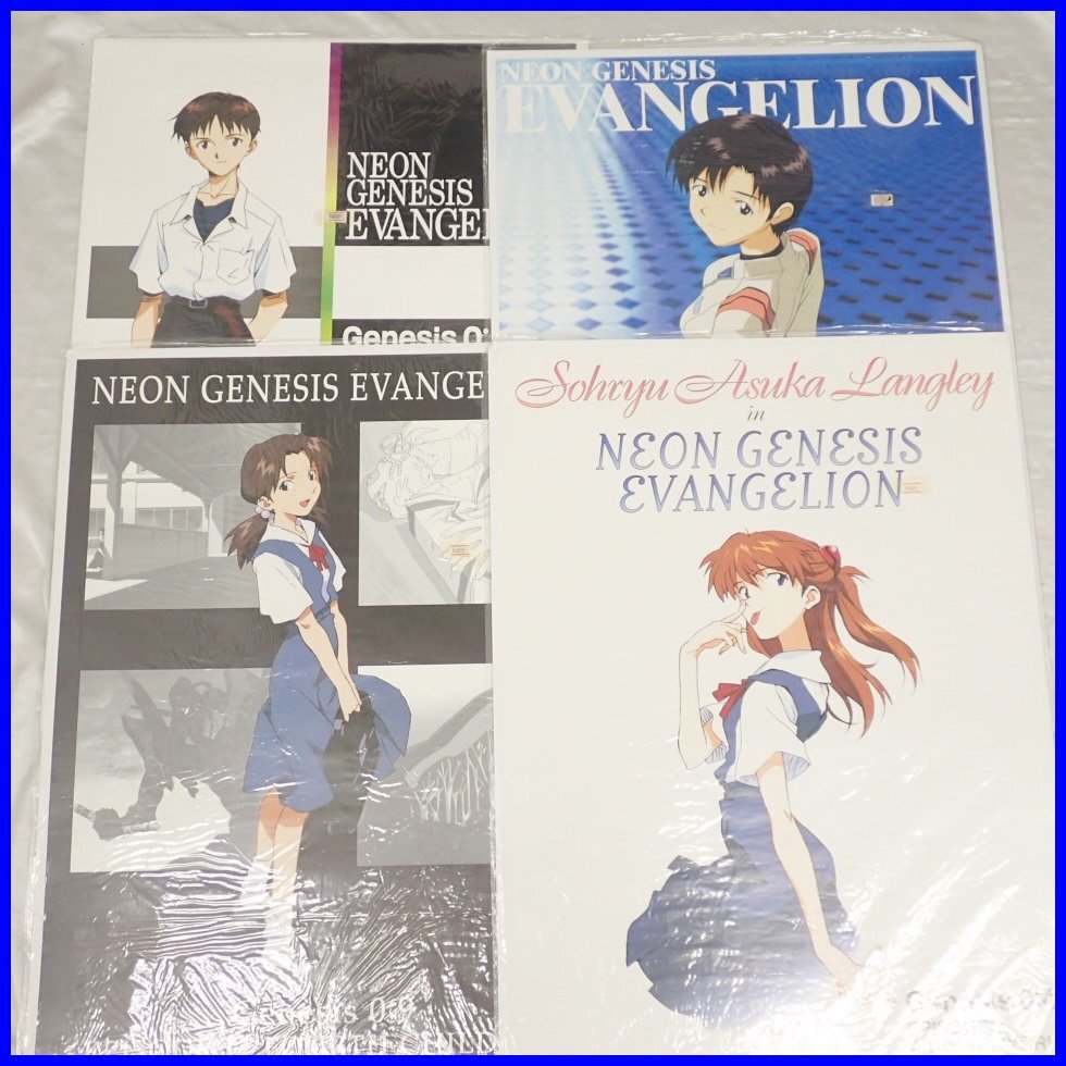 エヴァンゲリオン ポスター 非売品 マヤ 当時物 新世紀エヴァンゲリオン B2ポスター 4枚セット/碇シンジ