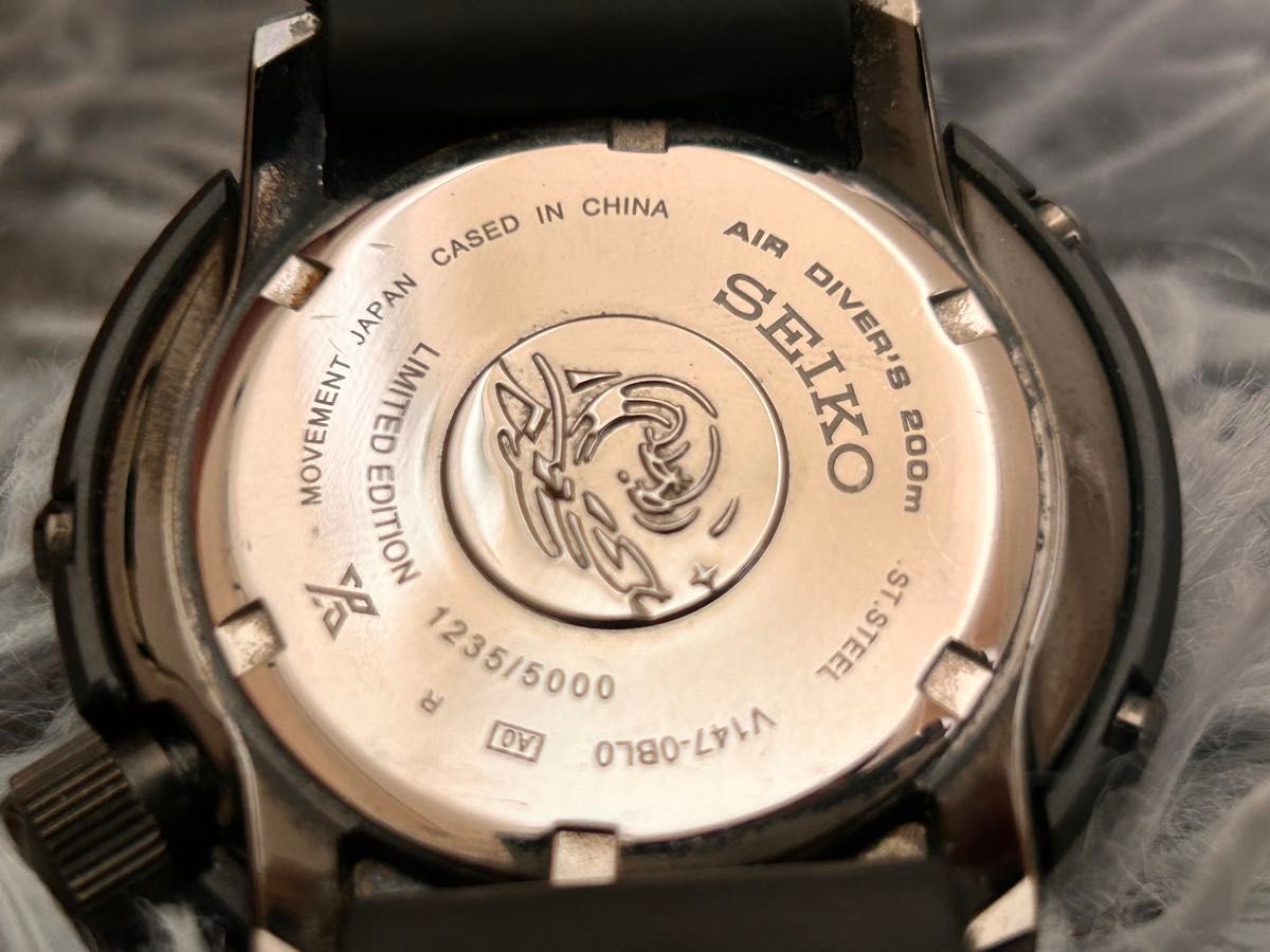 ソーラー セイコー SEIKO プロスペックス ダイバー ツナ缶 V147 ソーラー セイコー SEIKO プロスペックス ダイバー ツナ缶 V147