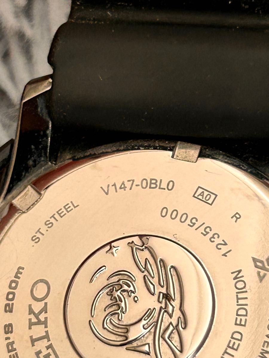 ソーラー セイコー SEIKO プロスペックス ダイバー ツナ缶 V147 ソーラー セイコー SEIKO プロスペックス ダイバー ツナ缶 V147