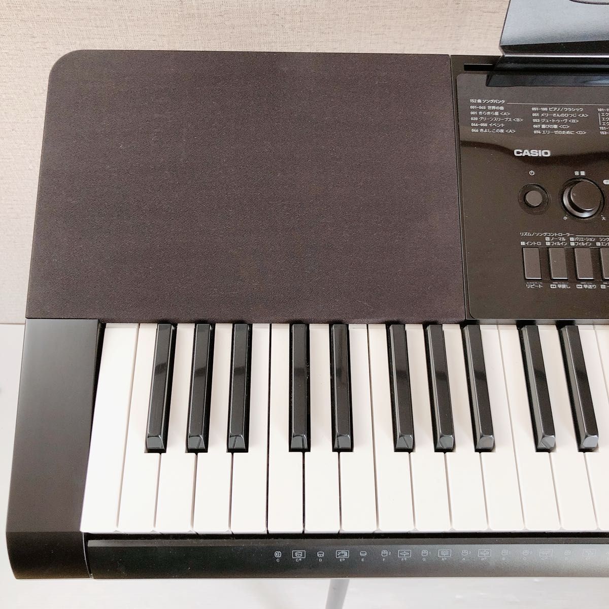 カシオ 76鍵盤 電子キーボード WK-245 スタンド ペダル付き カシオ 76鍵盤 電子キーボード WK-245 スタンド ペダル付き