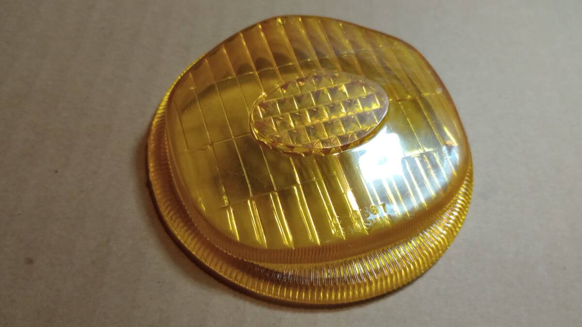 サンシン レンズ C-0587 アンバー 2Pセット バイク用 ホンダ？[K-1917]