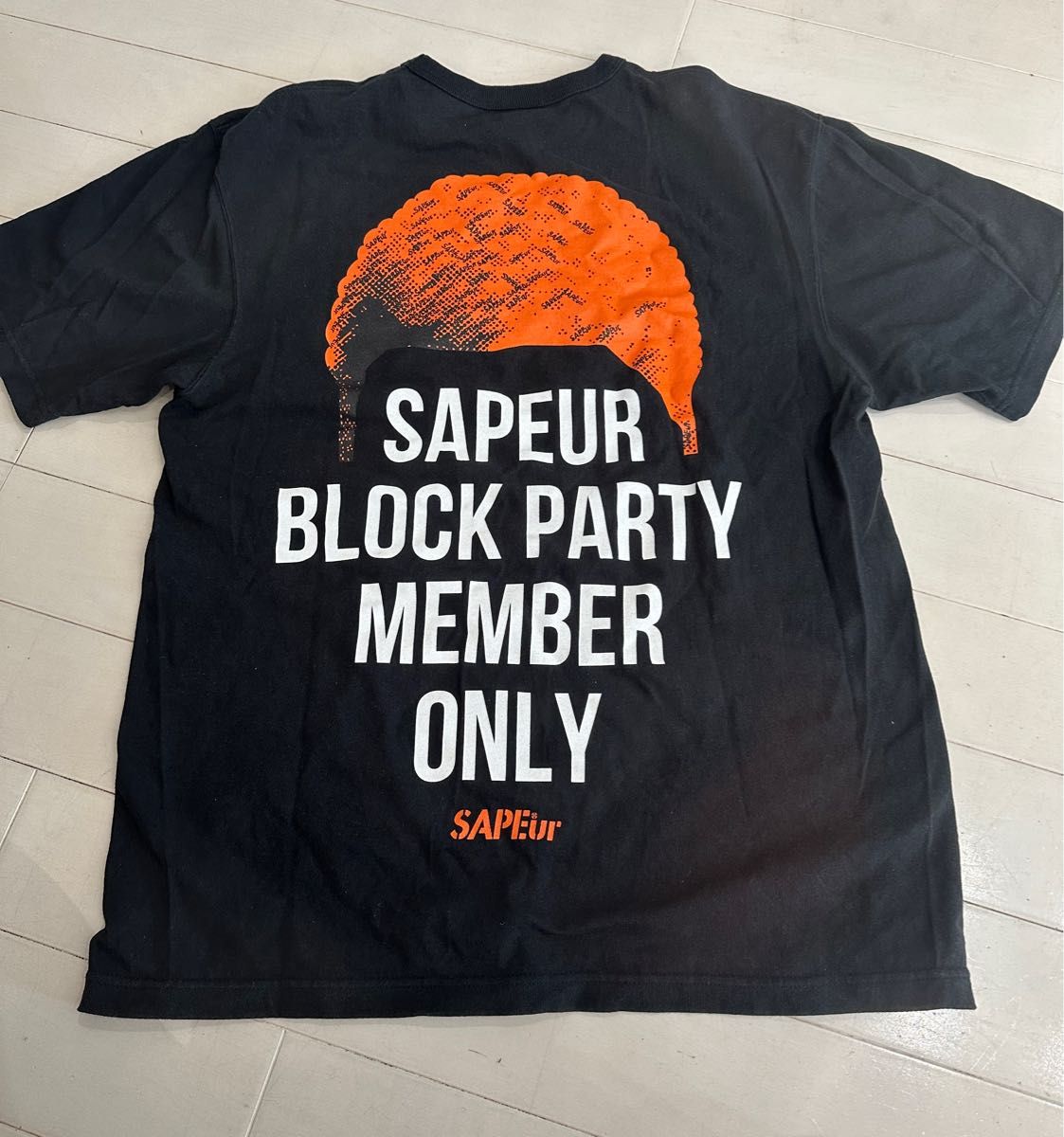 サプール SAPEur Tシャツ サンプル? Lサイズ サプール sapeur Tシャツ 黒 Lサイズ|Yahoo!フリマ(旧PayPay