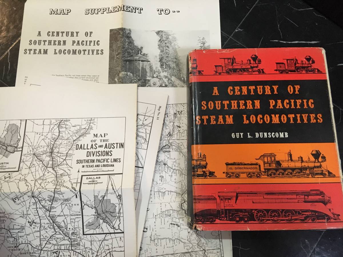 1960年代 サザン・パシフィック鉄道 蒸気機関車 マップ 路線図 1960年代 サザン・パシフィック鉄道 蒸気機関車 マップ 路線図