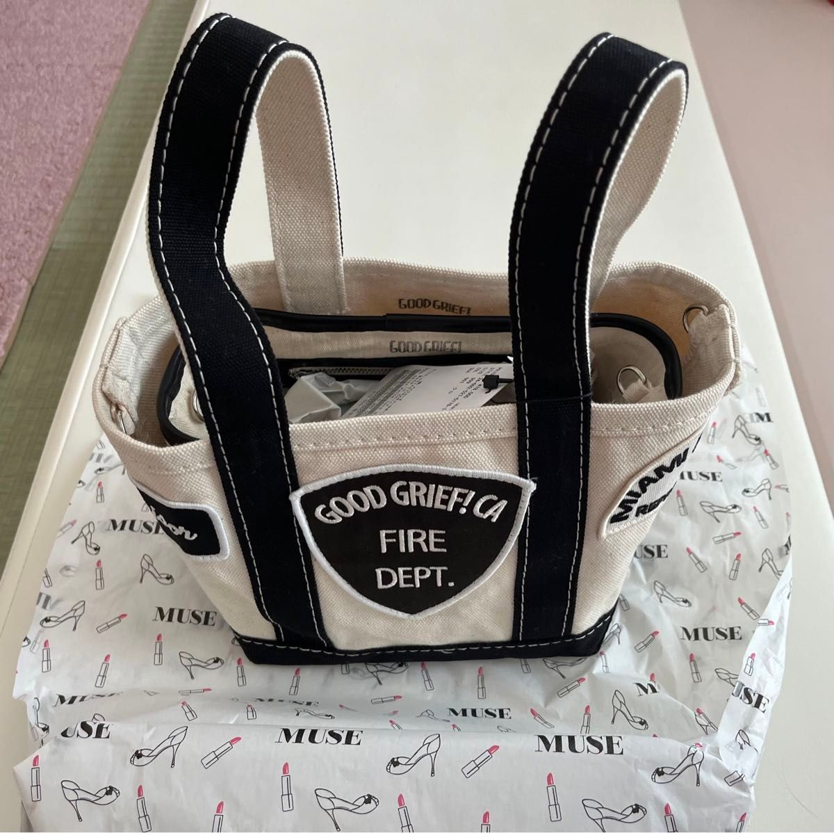 GOOD GRIEF グッドグリーフ PATCE TOTE BAG|Yahoo!フリマ(旧 GOOD GRIEF グッドグリーフ PATCE TOTE BAG|Yahoo!フリマ(旧