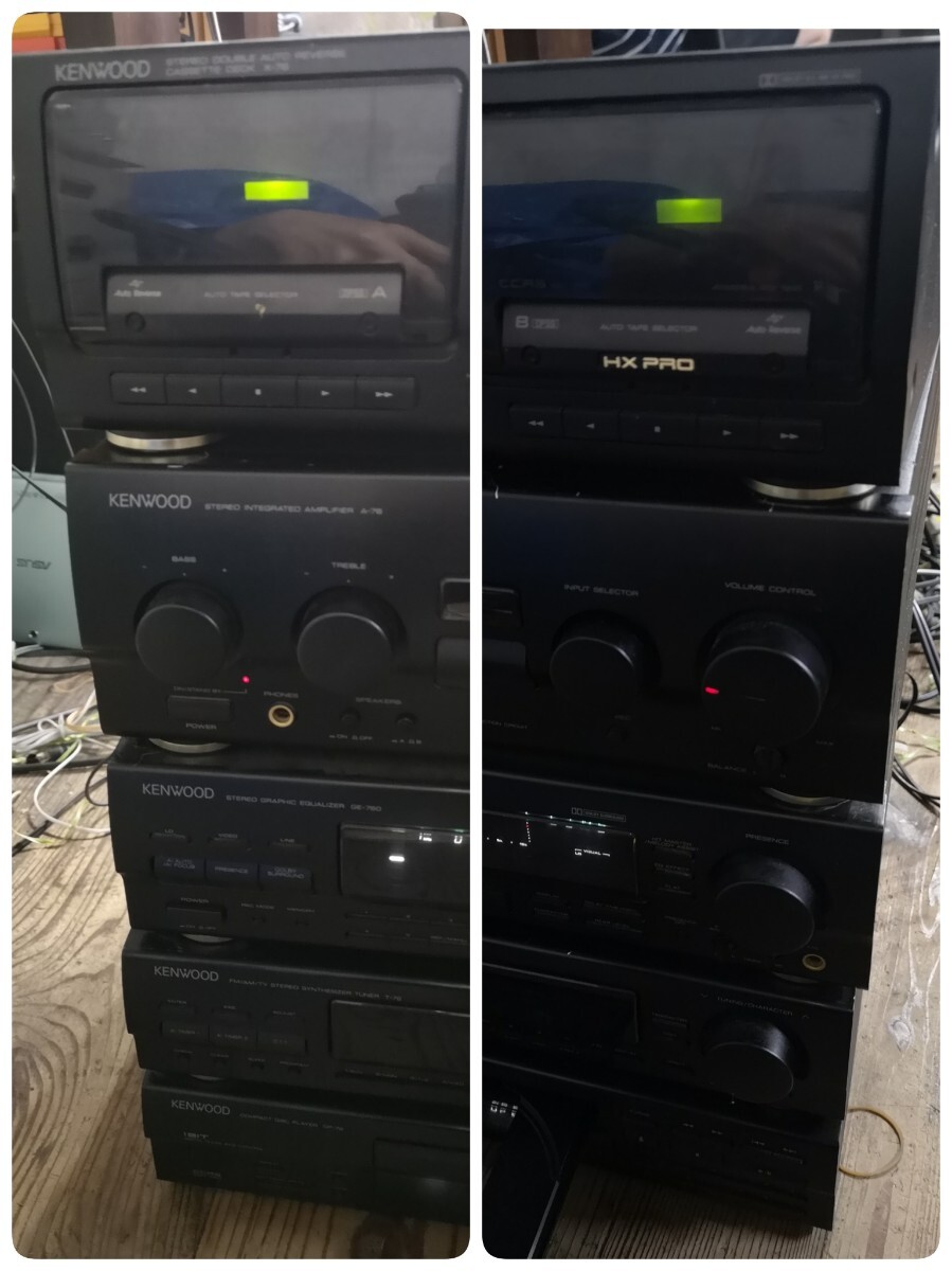 KENWOOD A-76/GE-760/T-76/DP-76/X-76/S-8M コンポ ジャンク051 KENWOOD A-76/GE-760/T-76/DP-76/X-76/S-8M コンポ ジャンク051