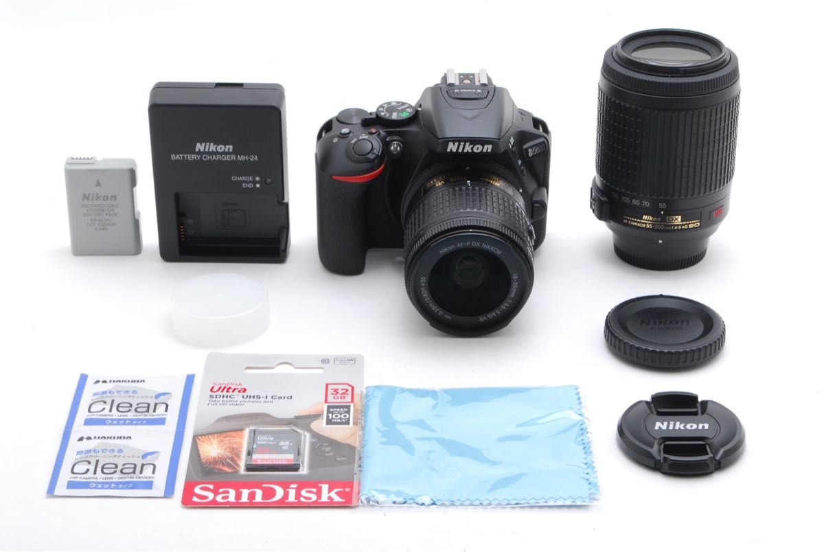 Nikon D5600 ダブルズームキット+おまけ カメラ|デジタル一眼レフ Nikon D5600 ダブルズームキット+おまけ カメラ|デジタル一眼レフ