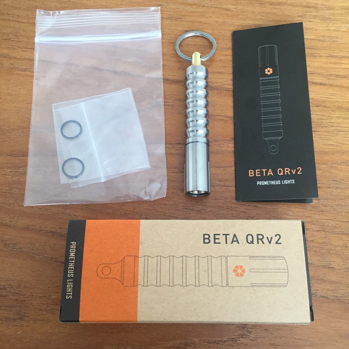 BETA QRv2 flashlight keychain 6/4 titanium チタン チタニウム フラッシュライト 検)surefire_画像7