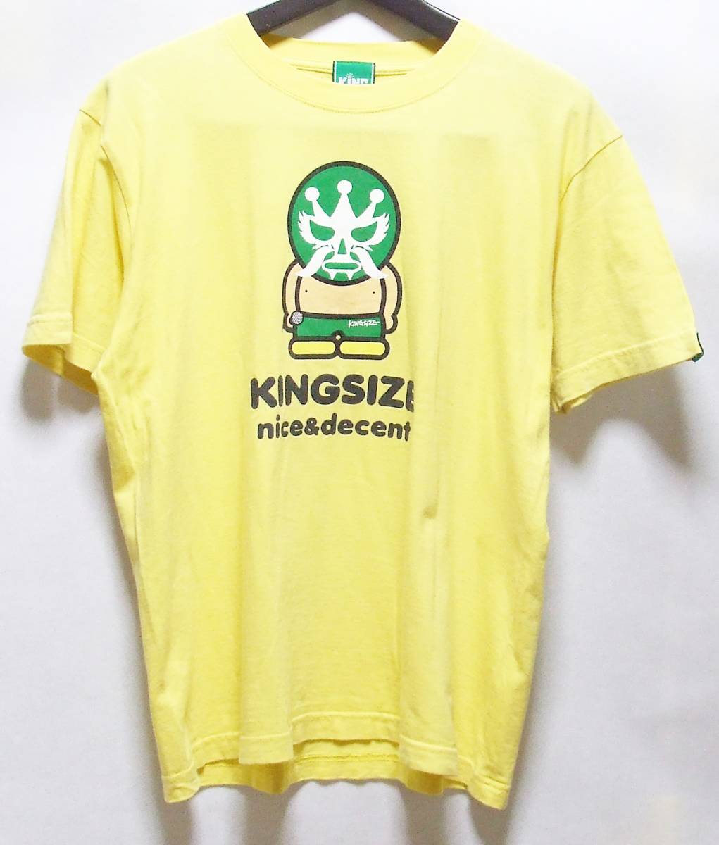 KINGSIZE　キングサイズ　半袖　Tシャツ　Mサイズ　 黄色　
