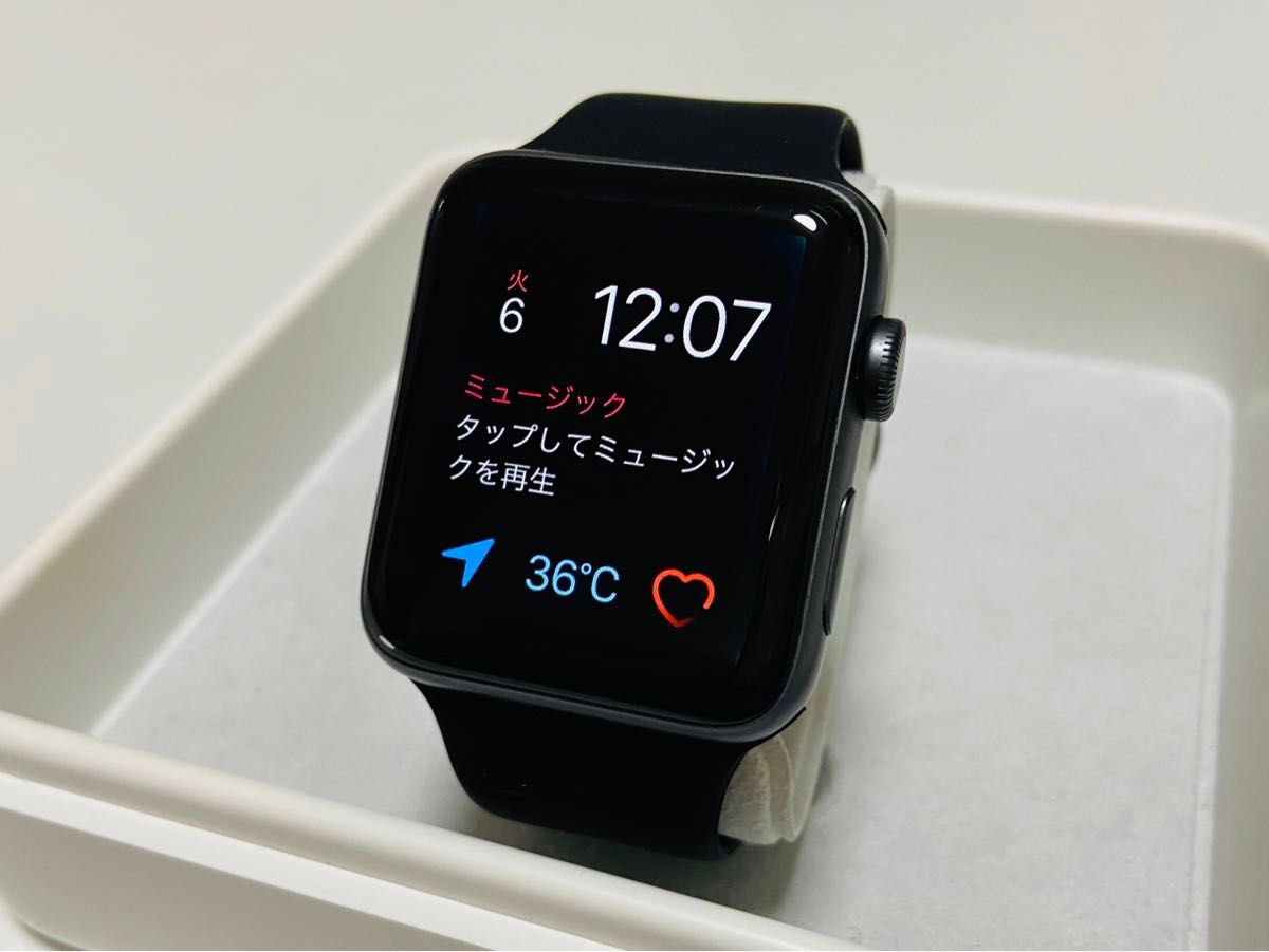 Apple Watch 42mm シリーズ2 スペースグレイアルミニウム Apple Watch 42mm シリーズ2 スペースグレイアルミニウム