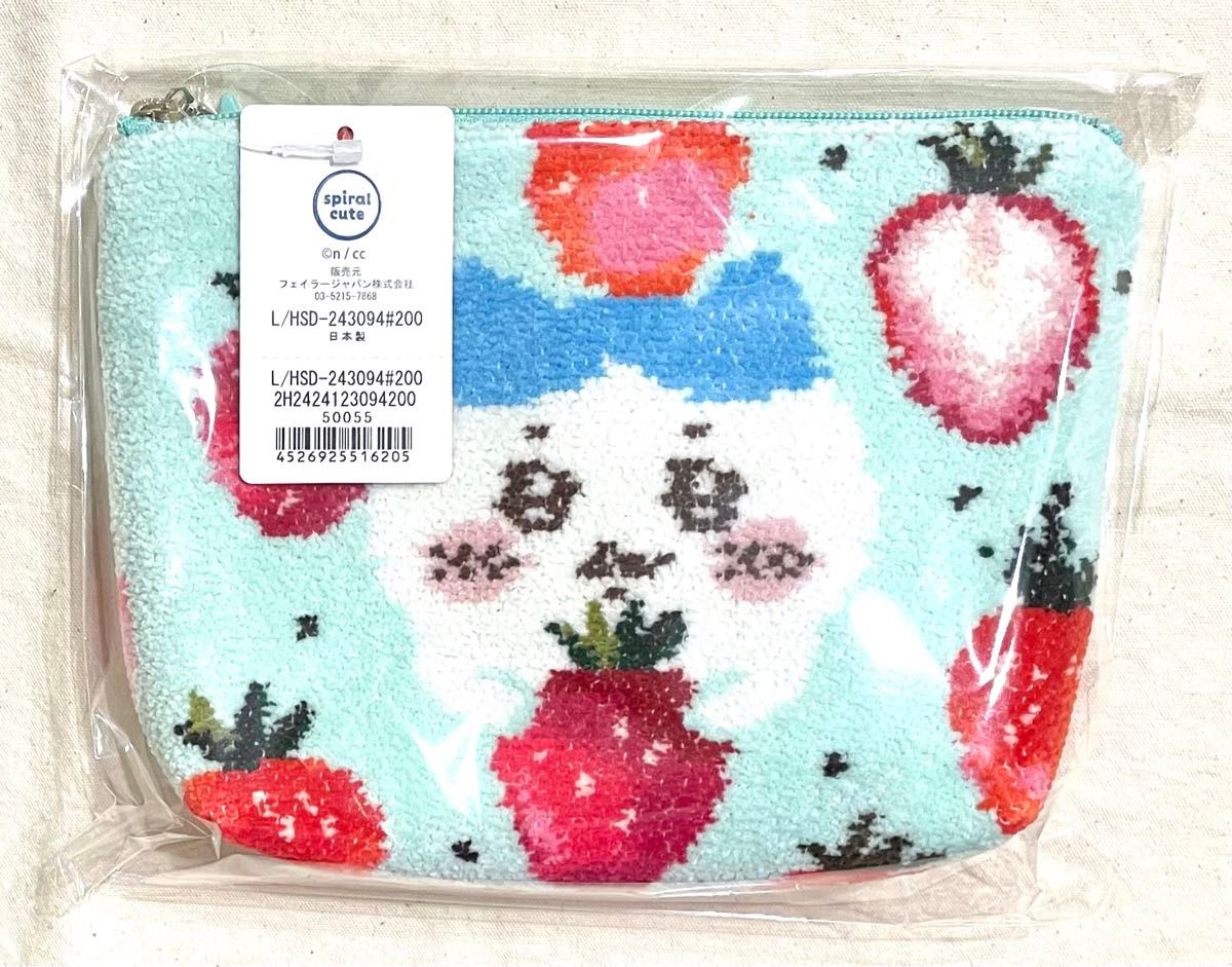 フェイラー ちいかわ ハチワレストロベリードット 巾着 フェイラー ちいかわ ハチワレ ストロベリードット 巾着