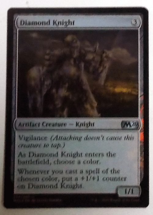 ＭTG英語/foil/Diamond Knight(ダイアモンドの騎士)/基本2020/アンコモン_画像1