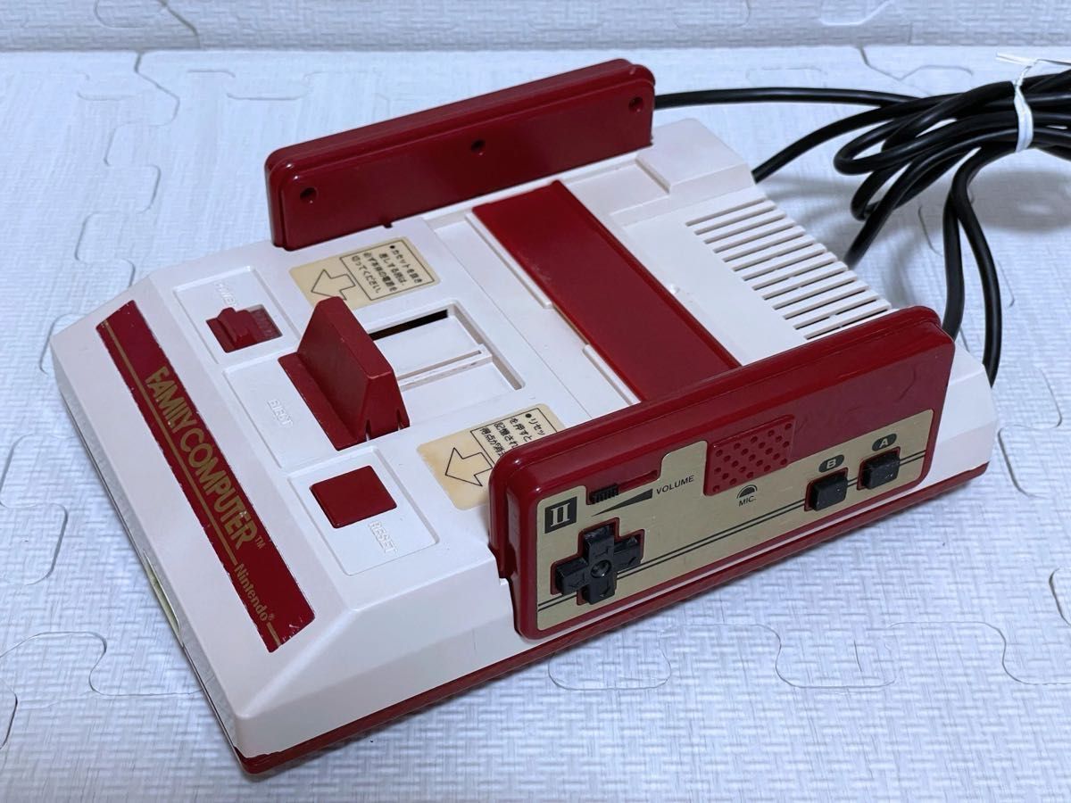 レア・四角ボタン】初期型ファミコン・メンテナンス済(AV出力化 レア・四角ボタン】初期型ファミコン・メンテナンス済(AV出力化