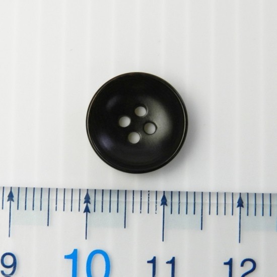 [10個入]こげ茶色系ナットボタン/13.5mm/4穴/カジュアルシャツやカーディガンに最適-NUT512-13.5-DBR-007_画像2