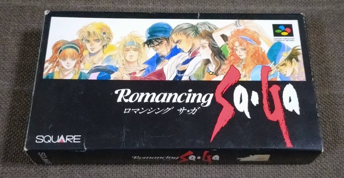 SFC/スーパーファミコン ロマンシング サ ガ 箱説付(ロール SFC/スーパーファミコン ロマンシング サ ガ 箱説付(ロール