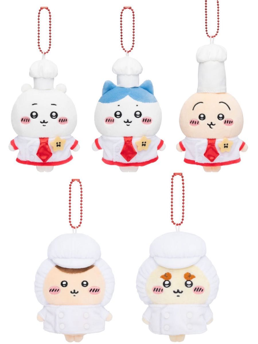 ちいかわ レストラン コックさんなマスコット 全5種 ちいかわ レストラン コックさんなマスコット 全5種