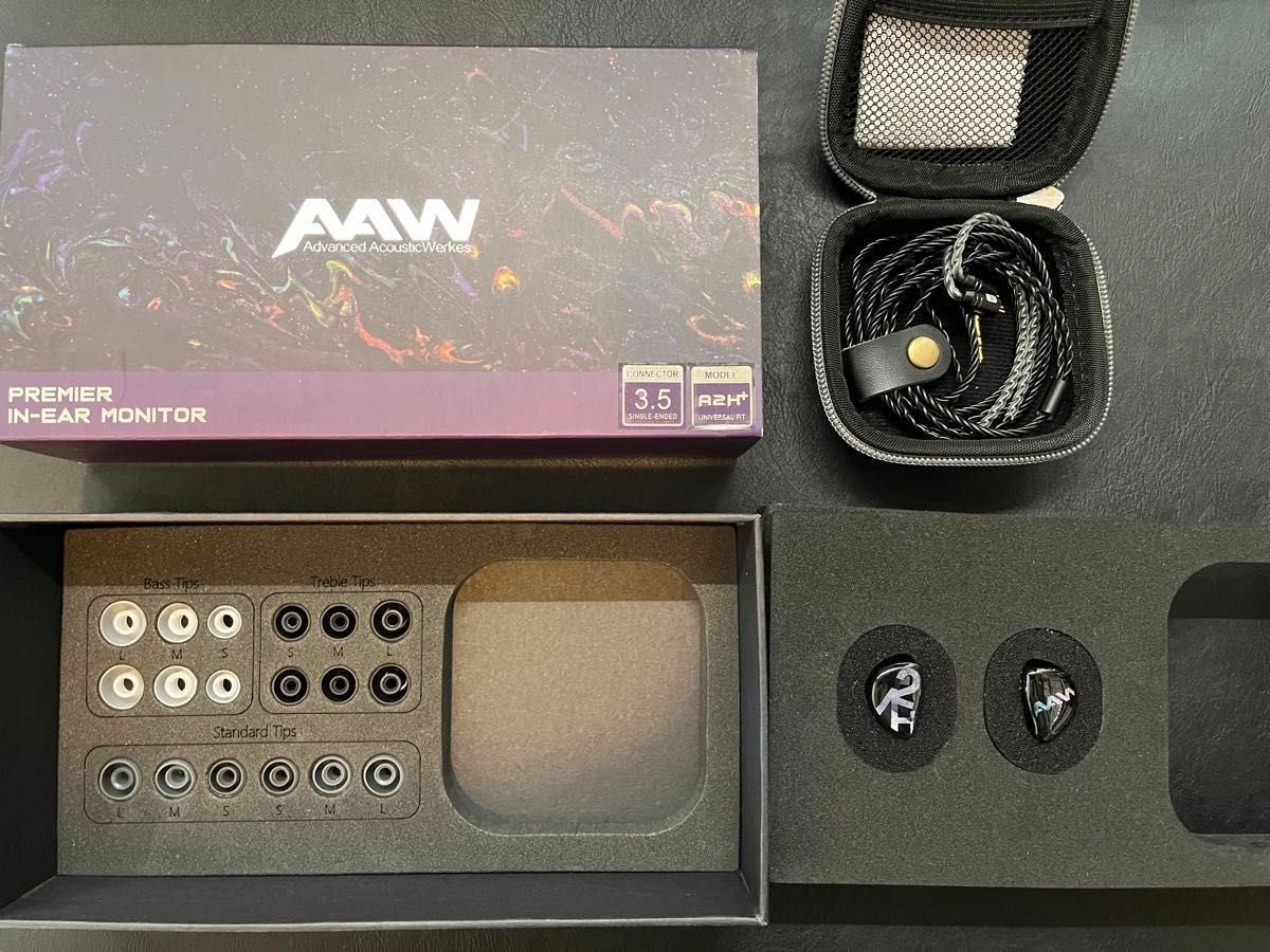 美品/付属品完備】AAW A2H+ 有線イヤホン 1DD+1BA 3 5mmプラグ 美品/付属品完備】AAW A2H+ 有線イヤホン 1DD+1BA 3 5mmプラグ