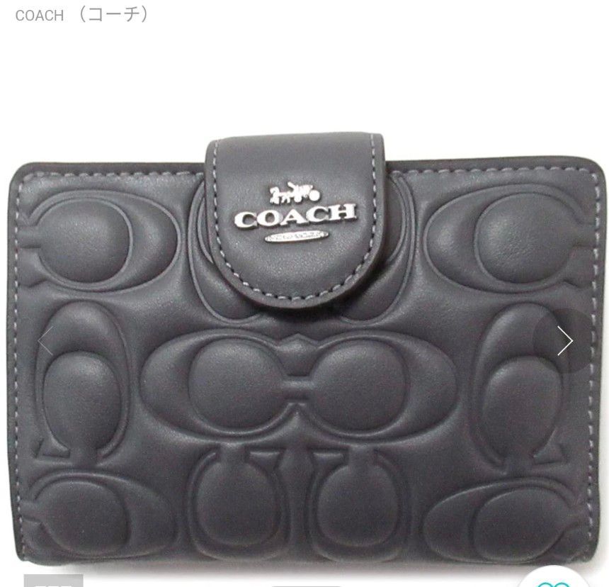 最新作 新品未使用COACHコーチ 2つ折り財布 ・シグネチャー 最新作 新品未使用COACHコーチ 2つ折り財布 ・シグネチャー