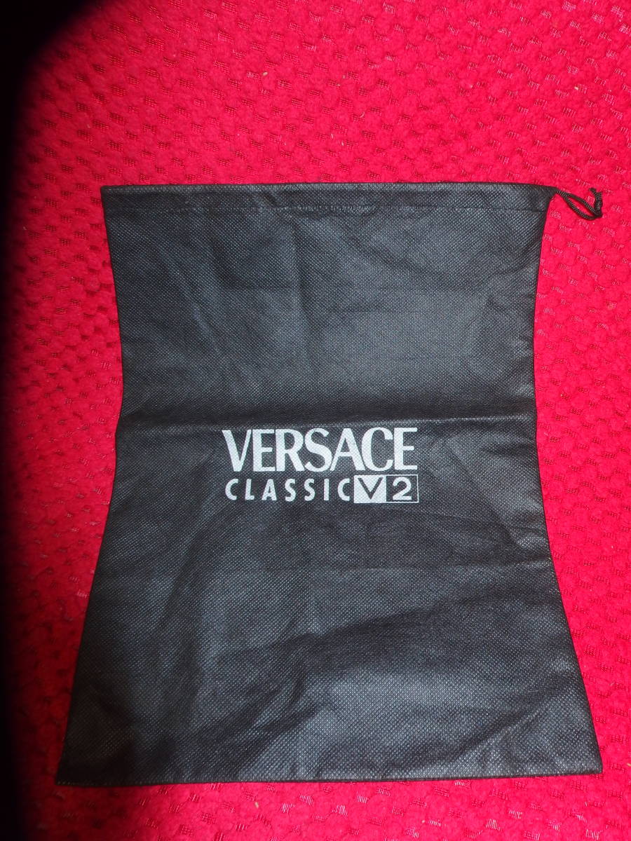  Versace VERSACE CLASSIC V2 bell search / preservation for sack / width 29.5cm× length 39.5cm/ outside fixed form . shipping / besides VERSACE exhibiting / including in a package possibility 