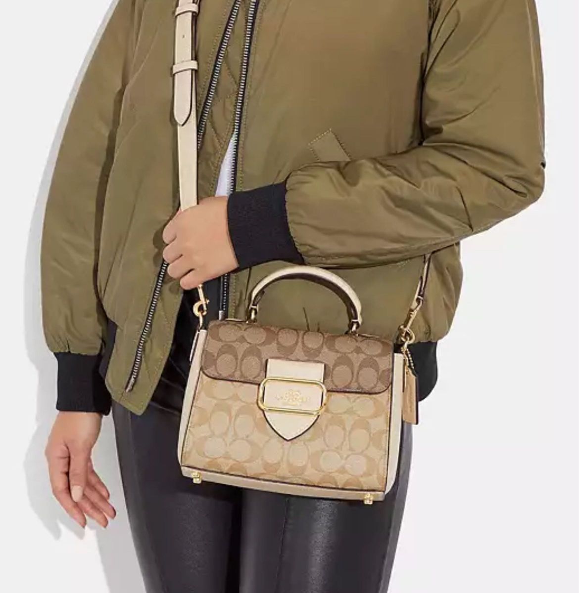 新品 COACH コーチ ショルダーバッグ モーガン トップ ハンドル 新品 COACH コーチ ショルダーバッグ モーガン トップ ハンドル