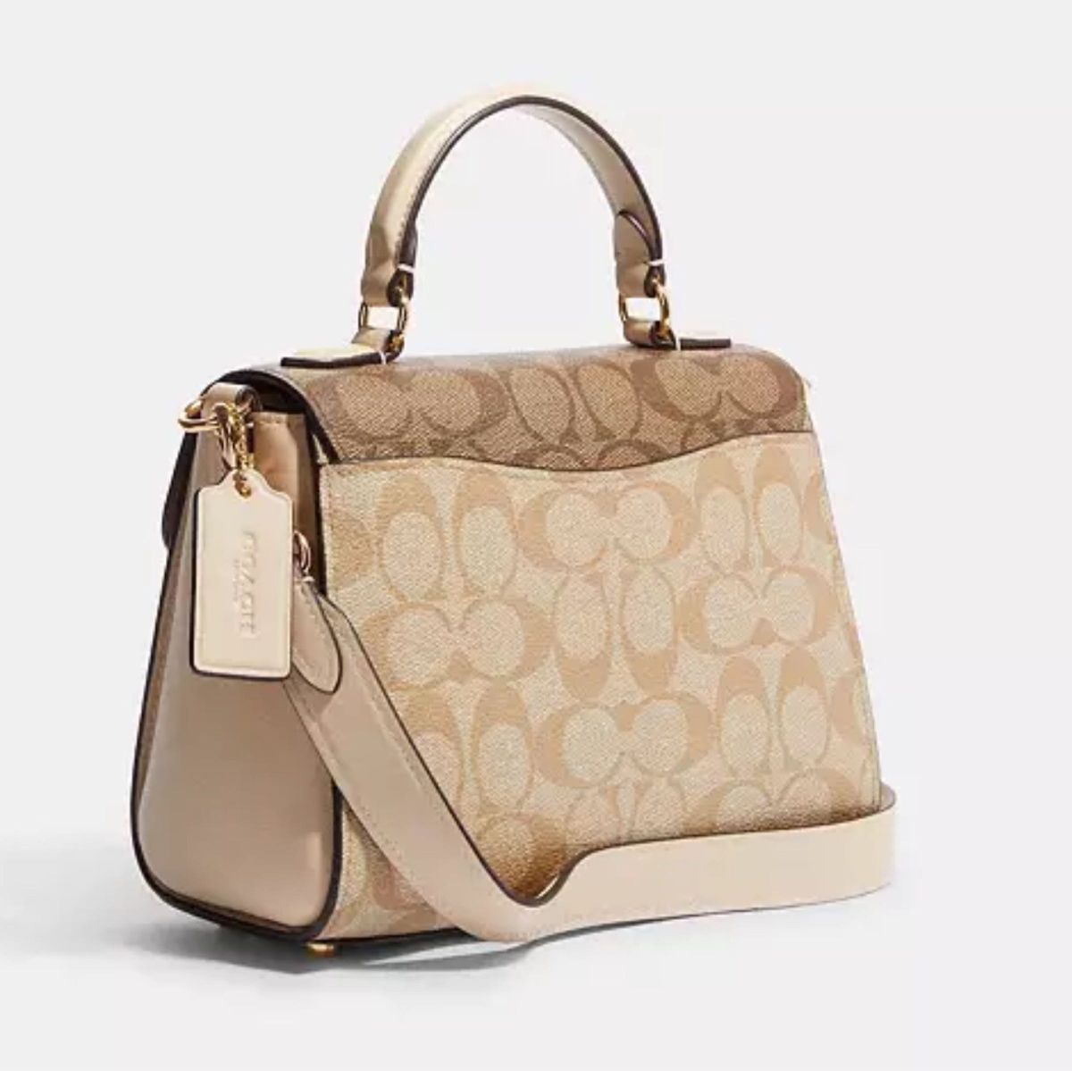 新品 COACH コーチ ショルダーバッグ モーガン トップ ハンドル 新品 COACH コーチ ショルダーバッグ モーガン トップ ハンドル