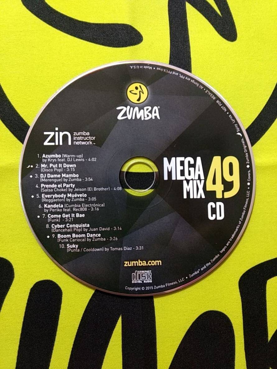 ZUMBA ズンバ MEGAMIX21~MEGAMIX50 CD 30枚セット ZUMBA ズンバ MEGAMIX21~MEGAMIX50 CD 30枚セット
