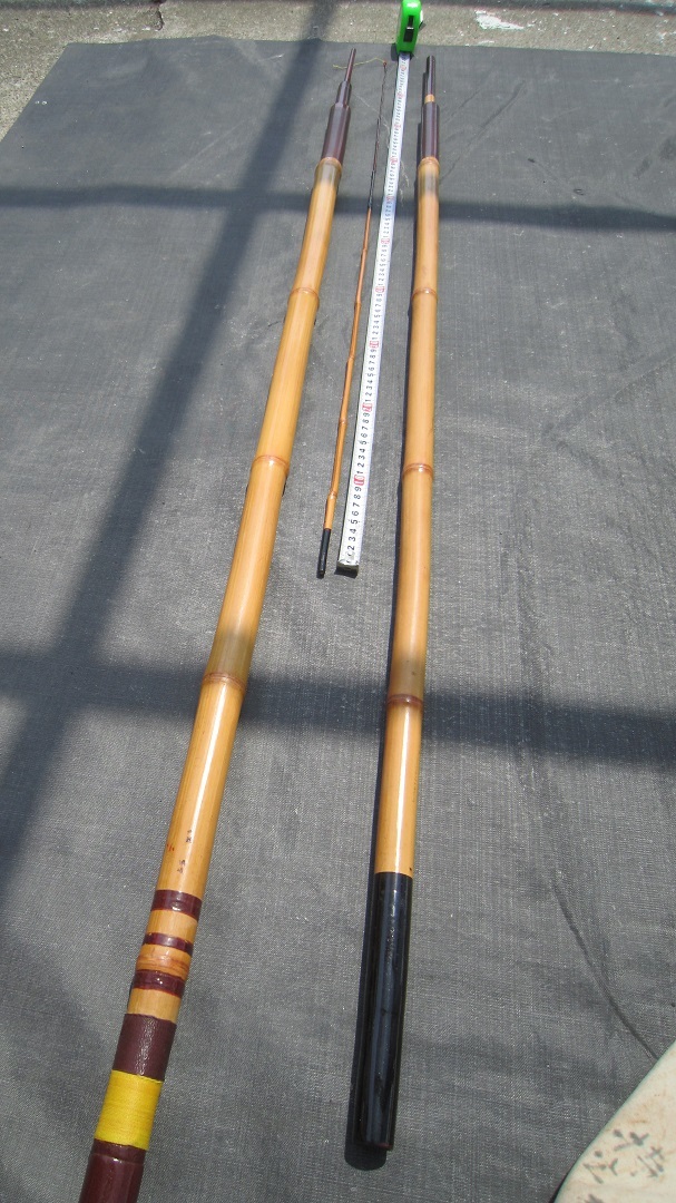 竹　釣り竿　約６メートル　引き取り限定【東366　15_画像3