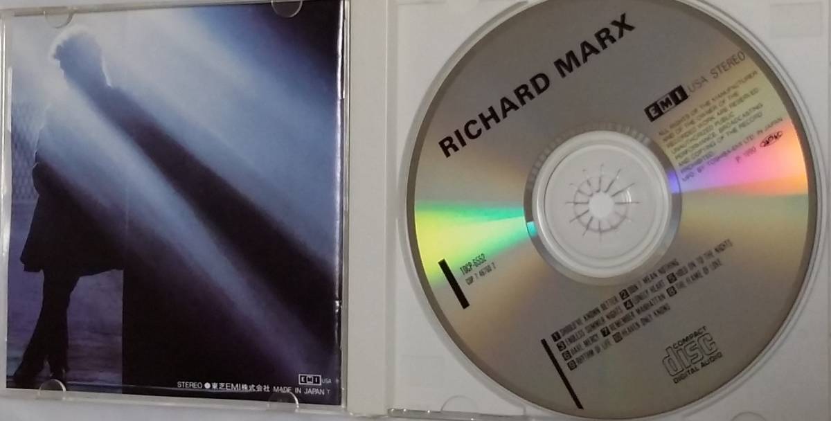 希少 Richard Marx 日本語訳詞付き※ リチャード・マークス　デビュー ファーストアルバム CD SHOULD'VE KNOWN BETTER , HEAVEN ONLY KNOWS_画像5