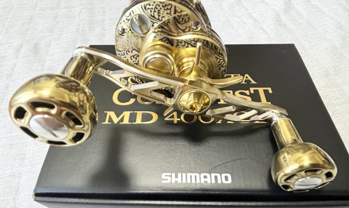 シマノ 23 カルカッタコンクエスト MD 400XGLH 右ハンドル (2023 シマノ 23 カルカッタコンクエスト MD 400XGLH 右ハンドル (2023
