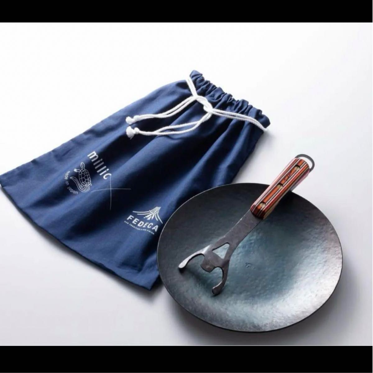 millio × FEDECA手打ち鍛造フライパン 手打鍛造のディッシュ millio × FEDECA手打ち鍛造フライパン 手打鍛造のディッシュ