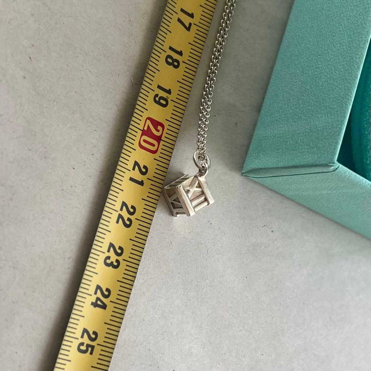 美品 ティファニー TIFFANY Co アトラスキューブ ネックレス 美品 ティファニー TIFFANY Co アトラスキューブ ネックレス
